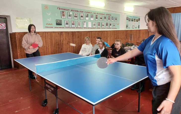 Турнир по настольному теннису для старшеклассников