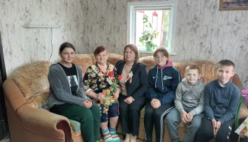 «Войной изломленное детство» встреча с детьми войны на дому.