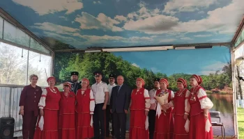 &laquo; С праздником Великой Победы!&raquo; - выездной концерт ансамбля &laquo;Волюшка&raquo; .