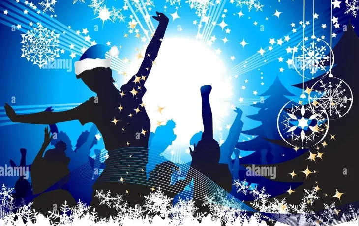 "Новогодняя мишура"- ночная новогодняя дискотека.